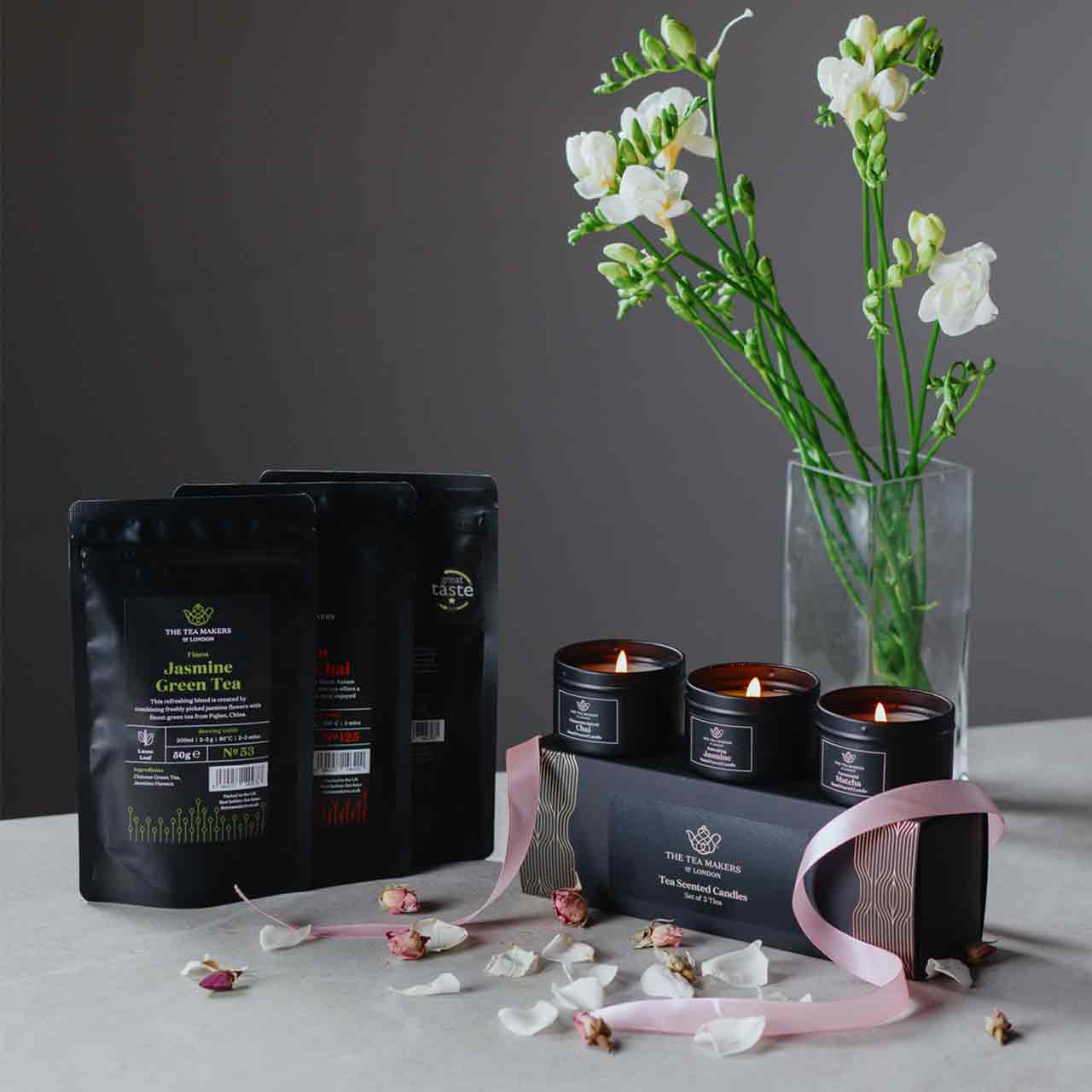Sensory Tea & Candle Trio Gift Set