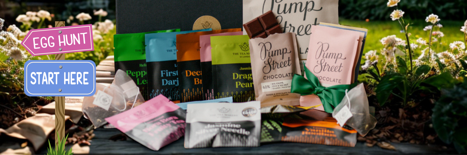 easter egg hunt tea and chocolate