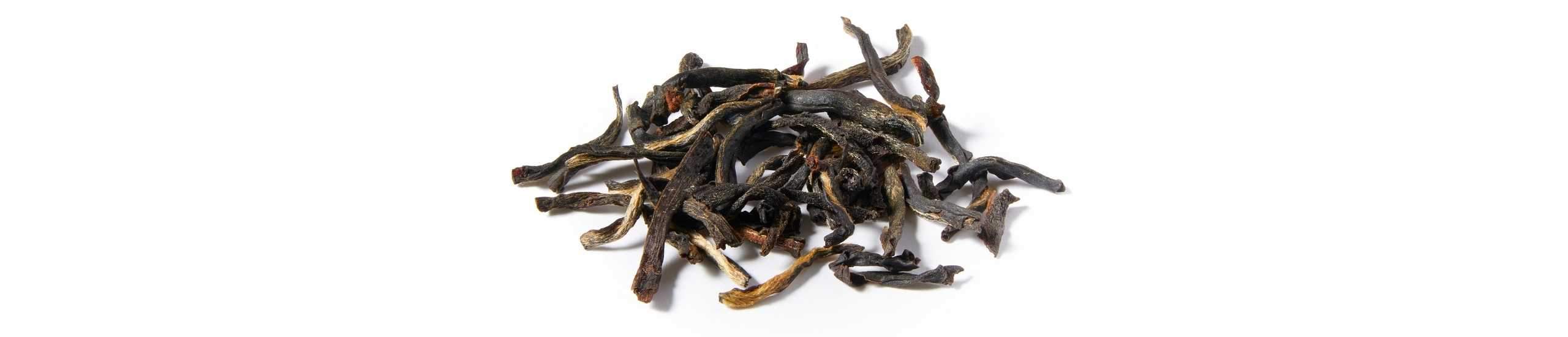 A collection of tea leaves from Sri Lanka's Adam's Peak tea garden