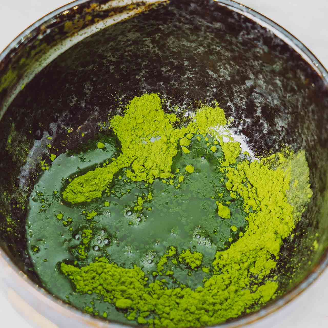 Matcha-Pulver in Zeremonienqualität