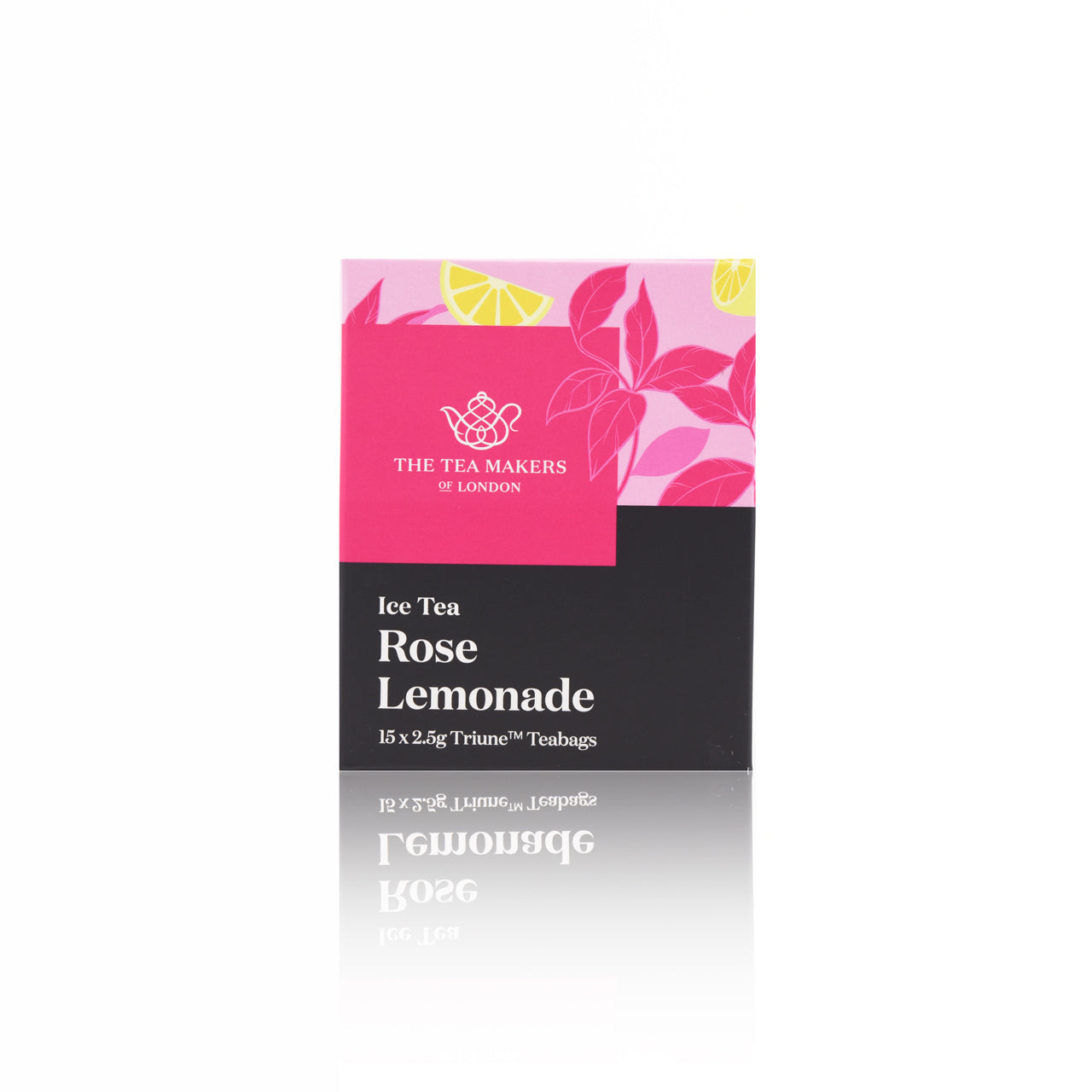 Rose lemonade ice tea pack shot